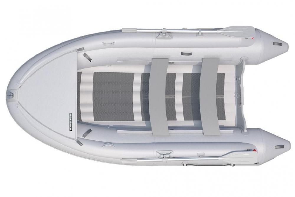 Лодка Badger ARL390 с штормовым бортом (Серый)